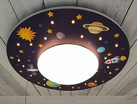 home24 Deckenleuchte Weltall Typ B Multicolor