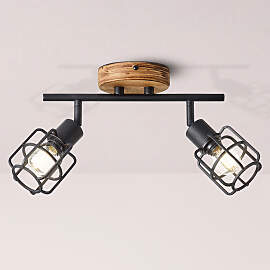 home24 Deckenstrahler Gwen 2-flammig 33 x 21 x