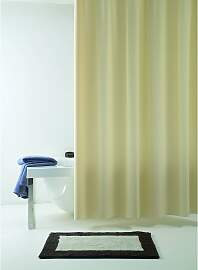home24 Duschvorhang Allura Vinyl Beige/Beige 240 x 