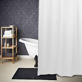 home24 Duschvorhang Streifen 100% Polyester,