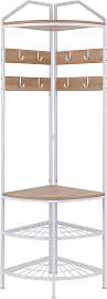 home24 Eckgarderobe Burdie 47 x 180 x 47cm