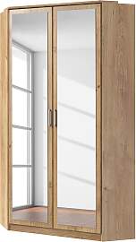 home24 Eckschrank Julan mit Spiegel 95 x 199 x