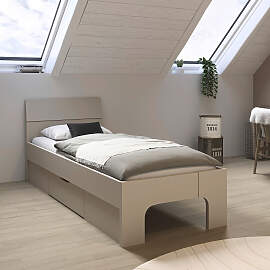 home24 Einzelbett Frieda 90 x 200cm Front &