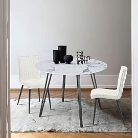 home24 Esstisch SERCHIO rund 120 x 75 x 120cm