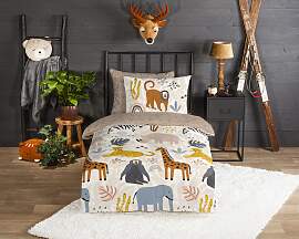 home24 Flanell-Bettwäsche 30369 140 x 200/220 cm