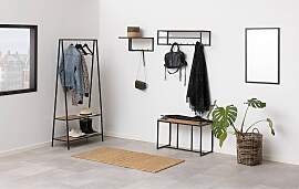 home24 Garderobe II 77 x 165 x 37cm