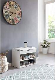 home24 Garderobenbank Sudley 60 x 40 x 30cm