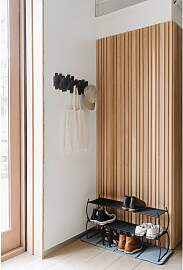 home24 Garderobenleiste Stäbchen 49 x 18 x 3cm