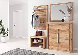 home24 Garderobenpaneel 80 x 120 x 28cm Braun/Braun