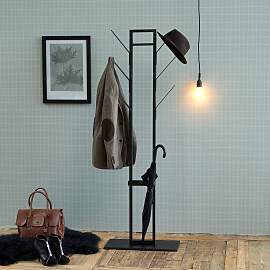 home24 Garderobenständer Berekua 56 x 165 x 28cm