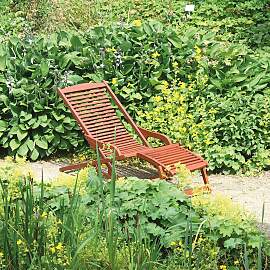 home24 Gartenliege Alaska Massivholz Eukalyptus,