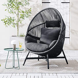 home24 Gartensessel Lovon 100 x 140 x 100cm