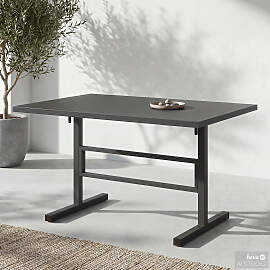 home24 Klapptisch Kiva Stahl, galvanisiert 120 x