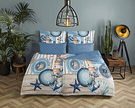 home24 Kopfkissenbezug No.33219 Blau