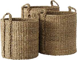 home24 Korb III 3-teilig Beige