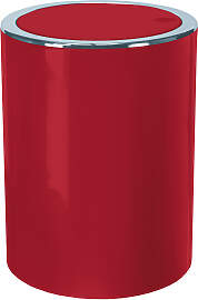 home24 Kosmetikeimer Clap Granat 19 x 25 x 19cm Rot