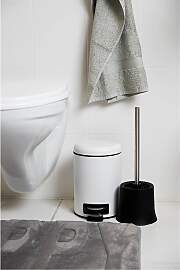 home24 Kosmetiktreteimer Leman 3L 2erSet Weiß