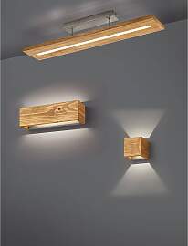 home24 LED-Deckenleuchte Brad 100 x 17 x 20cm