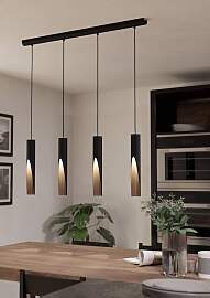 home24 LED-Pendelleuchte Barbotto Typ B 93 x 110 x 