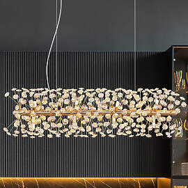 home24 LED-Pendelleuchte Katrina 30 x 150 x 90cm