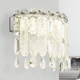 home24 LED-Wandleuchte Klunka 28 x 25 x 17cm