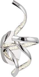 home24 LED-Wandleuchte Twirls 17 x 38 x 20cm