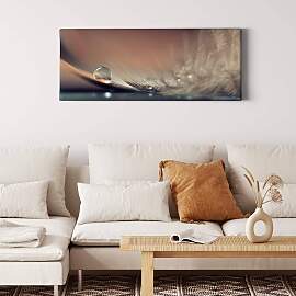 home24 Leinwandbild Natur Waterdrop Polyester PVC