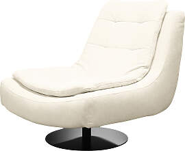 home24 Loungesessel Beige Webstoff Stormy 86 x 92