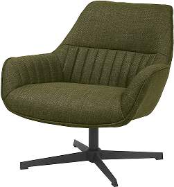 home24 Loungesessel TSOUL Grün/Grün Webstoff 77