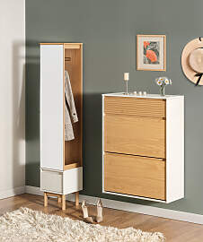home24 Massive Schuhkommode 80 x 106 x 35cm