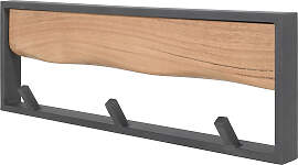 home24 Massive Wandgarderobe 58cm Braun/Akazie