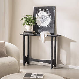home24 Massiver Konsolentisch 100 x 80 x 30cm