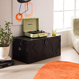 home24 Massiver Truhentisch LEDDA 85 x 40 x 40cm