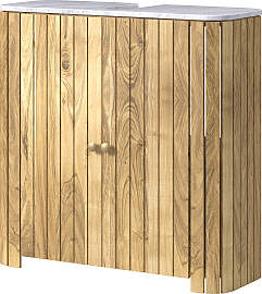 home24 Massiver Waschbeckenunterschrank A 60 x 56