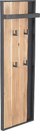 home24 Massives Garderobenpaneel 150cm Braun/Akazie