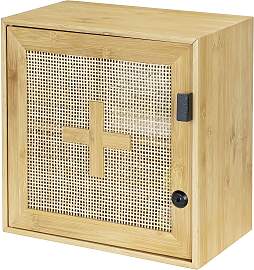 home24 Medizinschrank 30 x 30 x 18cm Braun