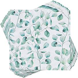 home24 Papierserviette Eucalyptus 6er-Set 33 x