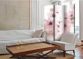 home24 Paravent Cherry Blossom Fleece Pink 135 x