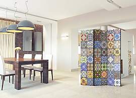home24 Paravent Colorful Mosaic 1-seitig Vlies auf 