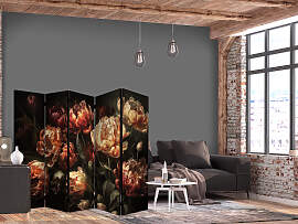 home24 Paravent Magnificent Tulips 2-seitig Andere 