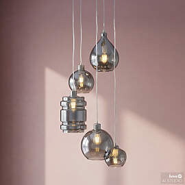 home24 Pendelleuchte Glowin 50 x 150 x 50cm