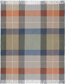 home24 Plaid Quito 130 x 170cm Grau/Terracotta