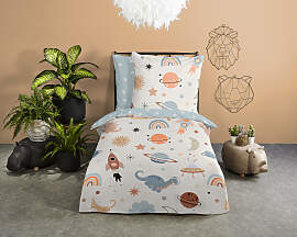 home24 Renforcé-Kinderbettwäsche No.33326 135 x