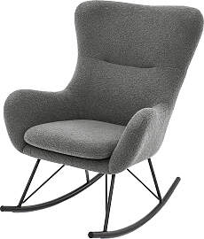 home24 Schaukelsessel mit Metallkufe
