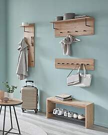 home24 Schuhbank Dunnet 80 x 40 x 30cm