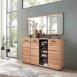 home24 Schuhkommode 160 cm 160 x 107 x 41cm Braun