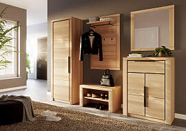 home24 Schuhkommode 80 x 107 x 40cm Braun