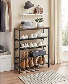 home24 Schuhregal Bettyhill III 75 x 93 x 28cm