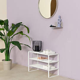 home24 Schuhregal Rex mit 3 Ablagen 70cm