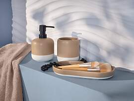 home24 Seifenspender Lunella Dolomit Beige/Taupe 9 